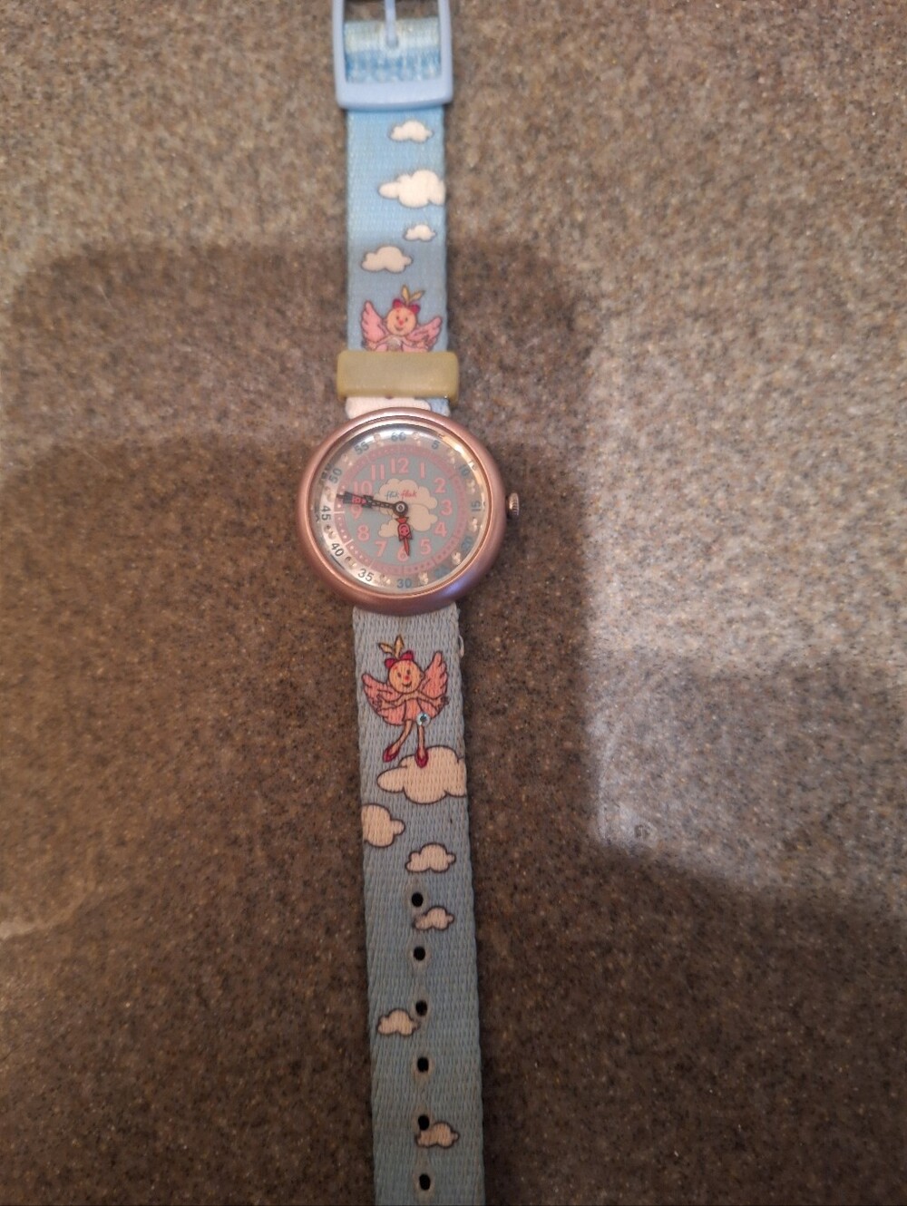 Kids Blue Fairy Cloud Analog SWATCH Watch -